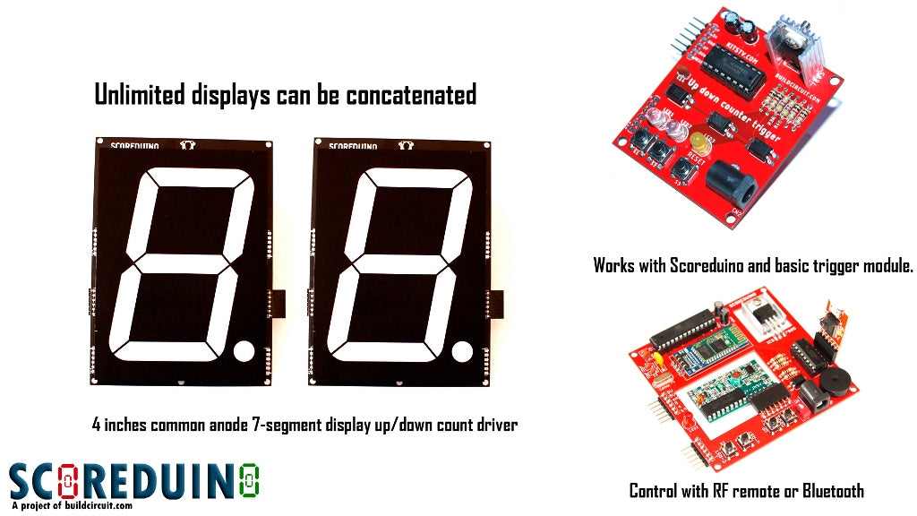 4″ Common Anode Seven Segment Display Driver