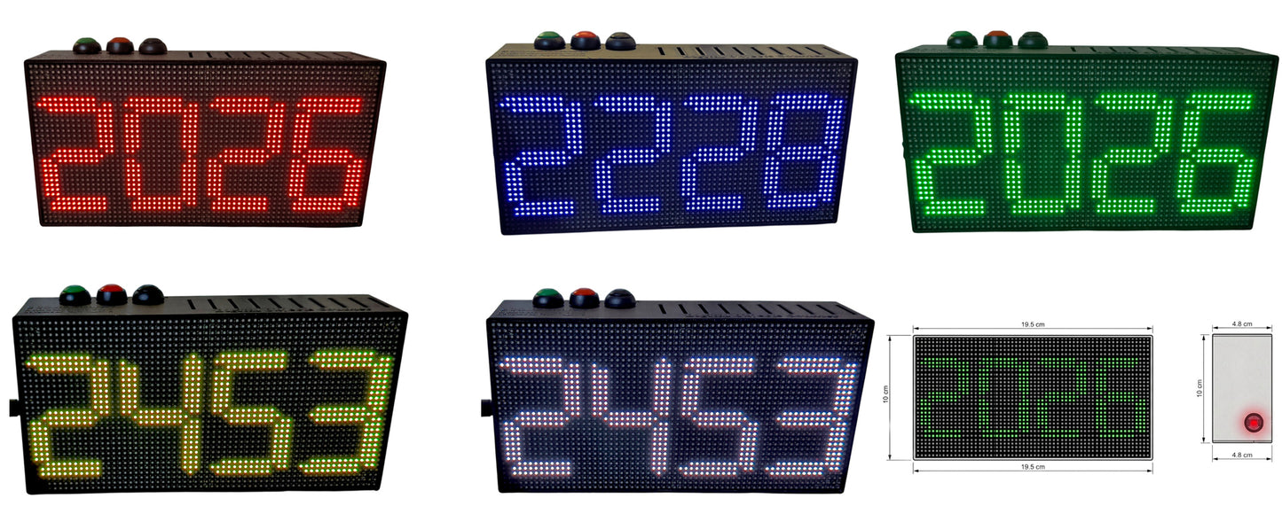 TYPE 1- 4 Digits Digital Objects Counter with WiFi Support
