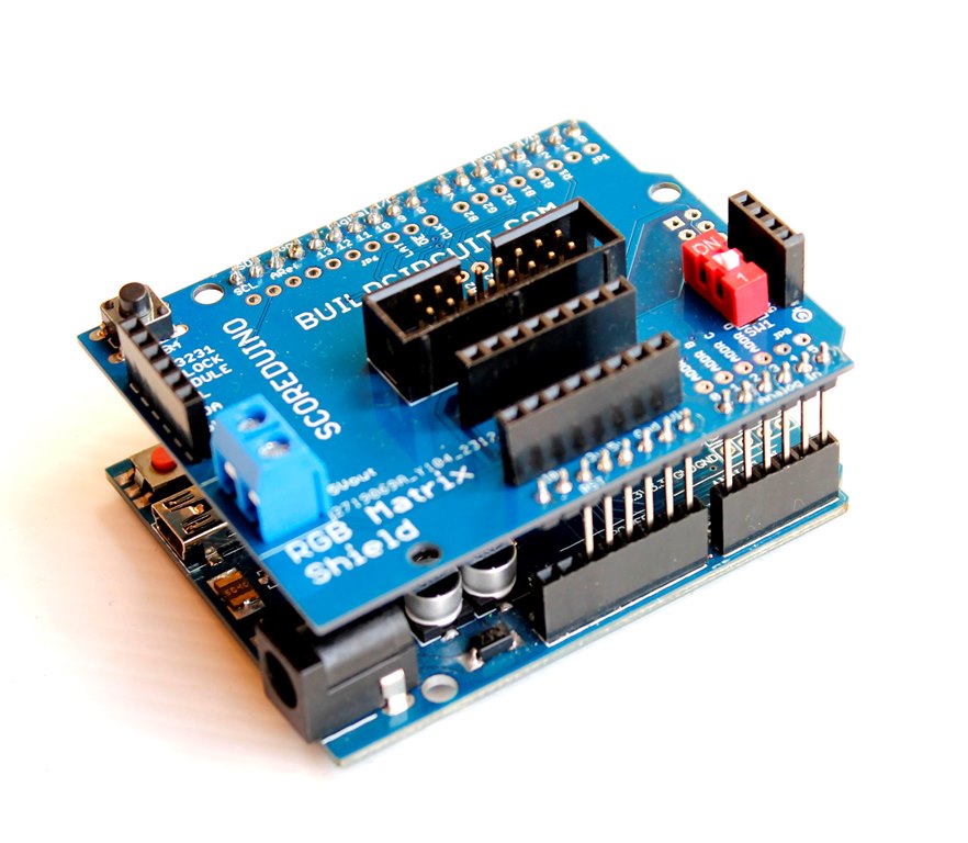 Arduino UNO Shield DIY Kit Components For RGB LED Matrix P10 and P6 displays