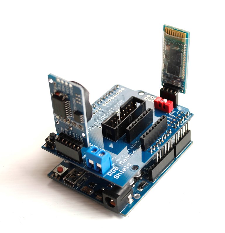 Arduino UNO Shield DIY Kit Components For RGB LED Matrix P10 and P6 displays