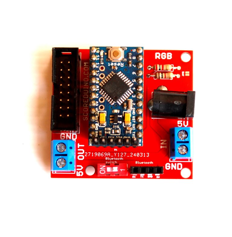 P10 and P6 RGB LED matrix display Controller using Clone Arduino Pro Mini