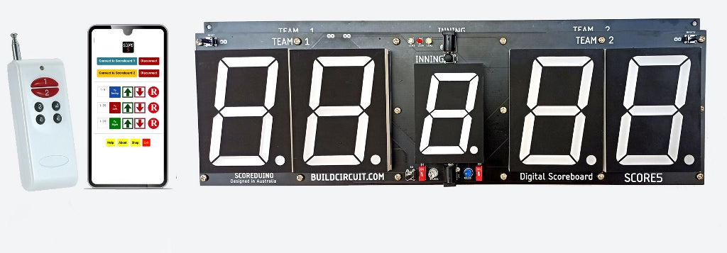 3 Inches SCORE5- Digital Scoreboard with 3″ and 2.3″ displays