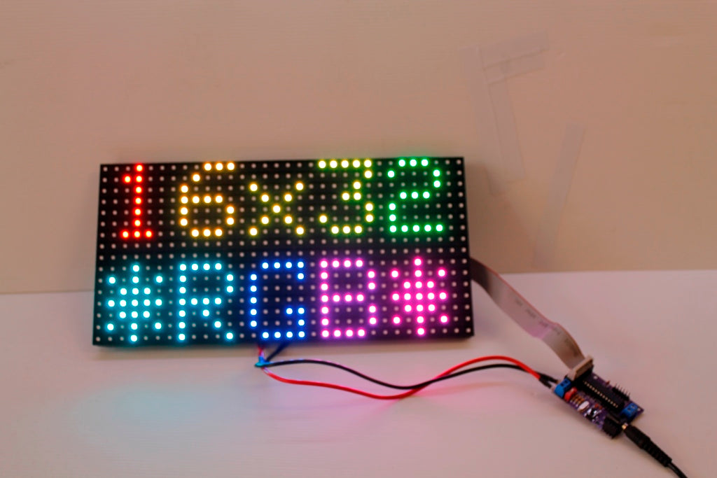 P10 and P6 RGB LED matrix display Controller Arduino based Scoreboard Scoreduino DMD module