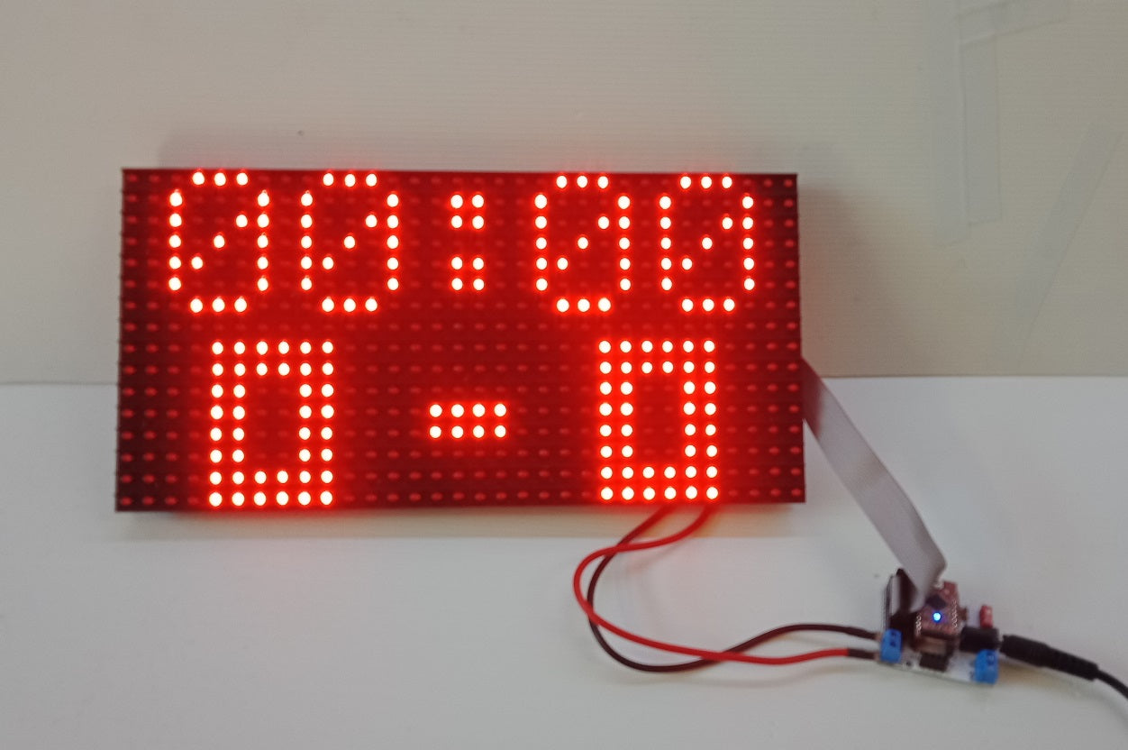 Scoreduino Scoreboard P10 Mono/single color DMD module for 27 types of digital scoreboards includes Bluetooth moduleHS 8542.31.00