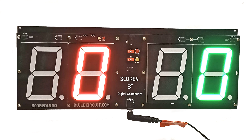 3 inches SCORE4- Digital Scoreboard with 4 digits displays-SHIPPING INCLUDED