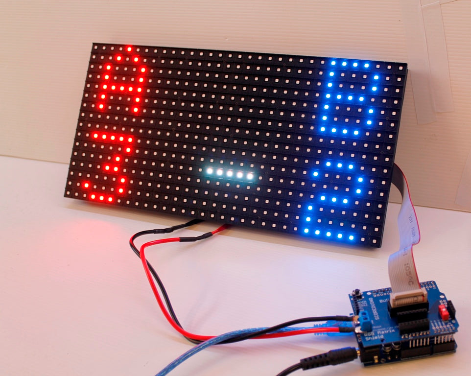Arduino UNO Shield DIY Kit Components For RGB LED Matrix P10 and P6 displays
