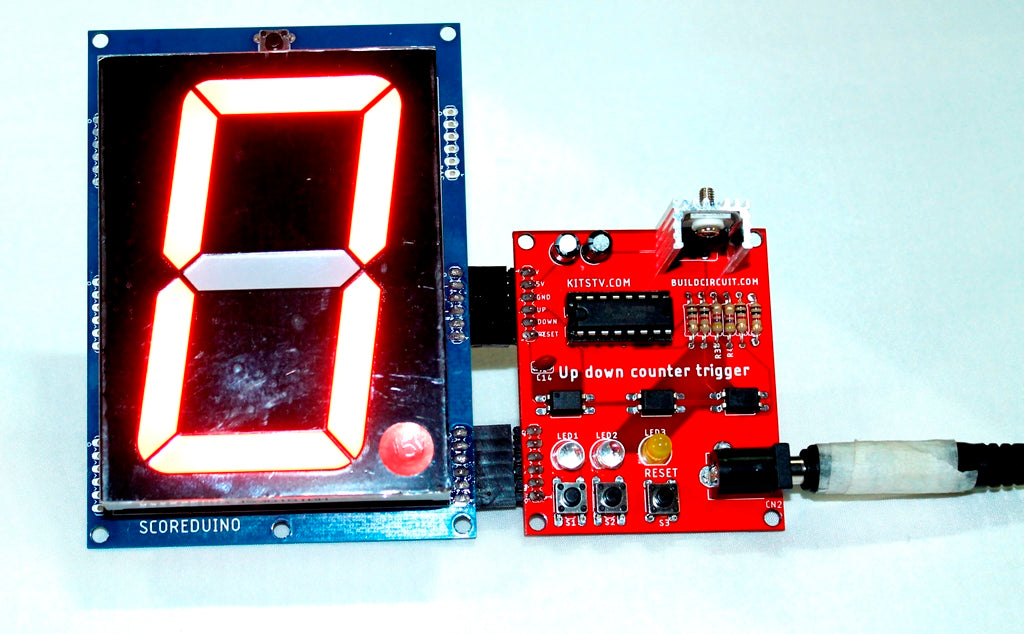 Basic trigger module for up down Scoreduino counters
