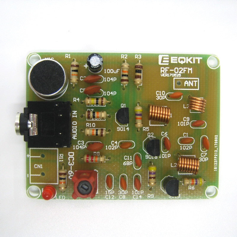 Build Your Own Long-Range FM Transmitter: DIY Project with 3 Transistors and 3 Inductors
