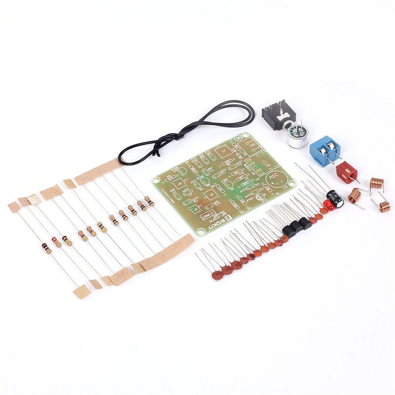 Build Your Own Long-Range FM Transmitter: DIY Project with 3 Transistors and 3 Inductors
