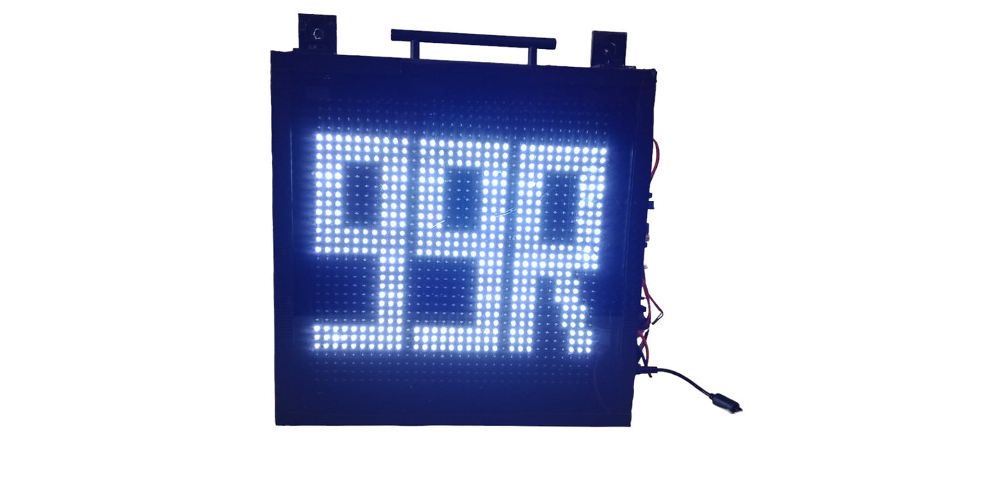 DIY Cricket Scoreboard 32cmx32cm(12.60 in x 12.60 in or 1.05 ft. x 1.05 ft.): SCOREDUINO with Live Score Updates Bluetooth Android Operated