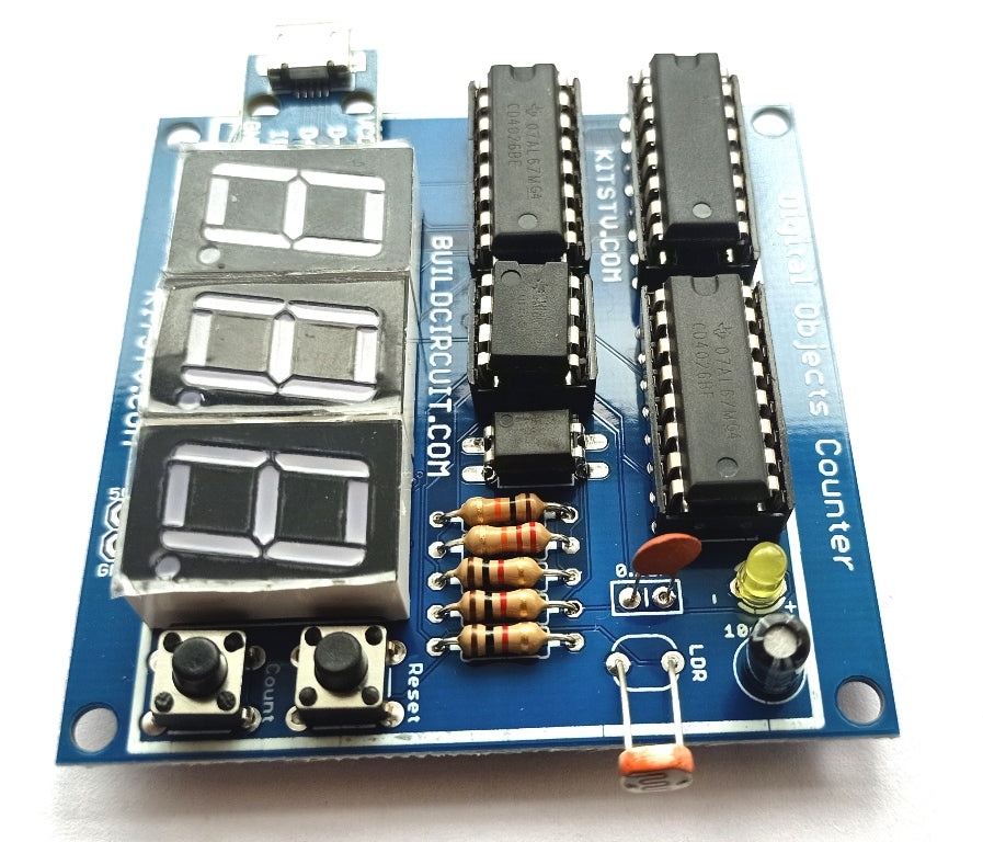 3 Digit Digital Objects Counter With Laser Module