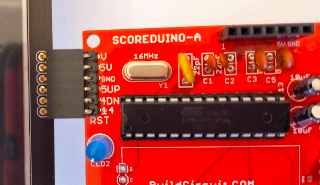 Dual Display 5 inches 0 to 99 up down counter- RF, Switches and Android App controlled