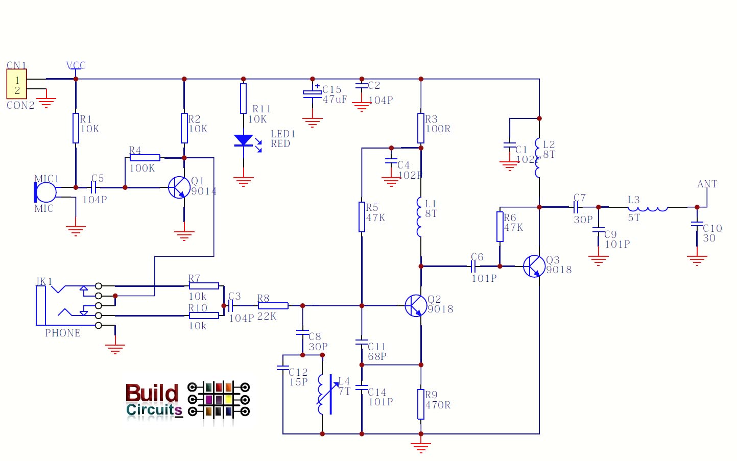 Build Your Own Long-Range FM Transmitter: DIY Project with 3 Transistors and 3 Inductors