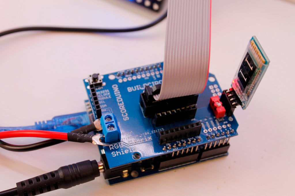 Arduino UNO Shield DIY Kit Components For RGB LED Matrix P10 and P6 displays