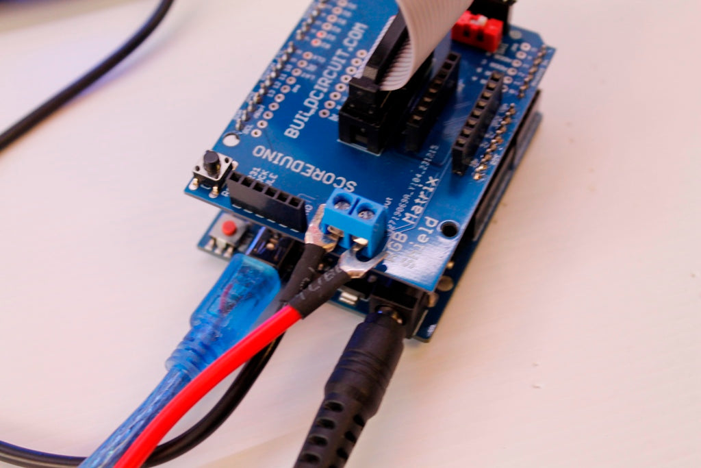 Arduino UNO Shield DIY Kit Components For RGB LED Matrix P10 and P6 displays