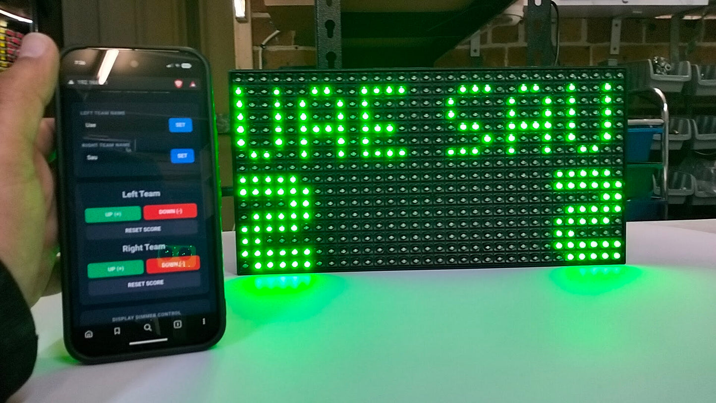 32cmx16cm Basic Outdoor Futsal Digital Scoreboard