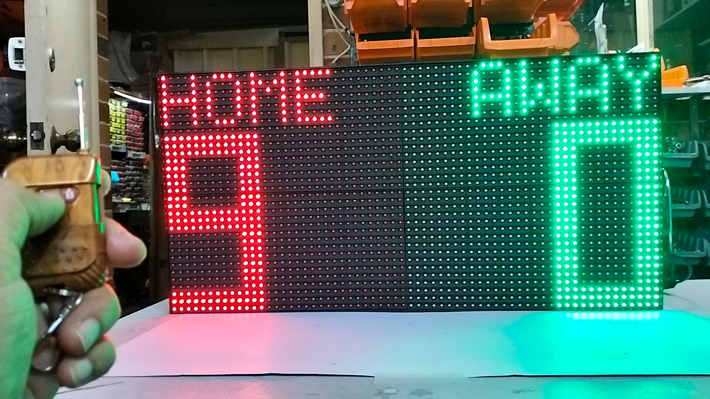 Universal Portable Digital Scoreboard 64cmx32cm– Soccer, Hockey & Multi-Sport