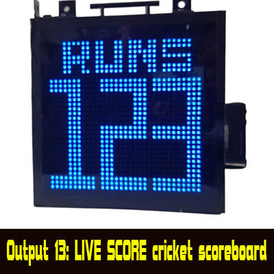 Scoreduino Scoreboard P10 Mono/single color DMD module for 27 types of digital scoreboards includes Bluetooth moduleHS 8542.31.00