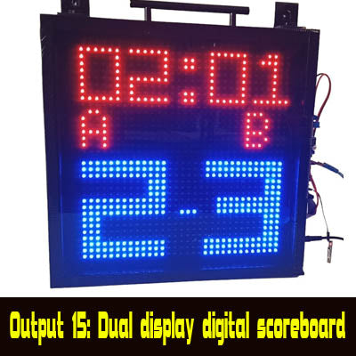 Scoreduino Scoreboard P10 Mono/single color DMD module for 27 types of digital scoreboards includes Bluetooth moduleHS 8542.31.00