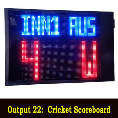 Scoreduino Scoreboard P10 Mono/single color DMD module for 27 types of digital scoreboards includes Bluetooth moduleHS 8542.31.00