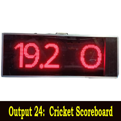 Scoreduino Scoreboard P10 Mono/single color DMD module for 27 types of digital scoreboards includes Bluetooth moduleHS 8542.31.00