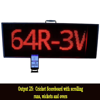 Scoreduino Scoreboard P10 Mono/single color DMD module for 27 types of digital scoreboards includes Bluetooth moduleHS 8542.31.00