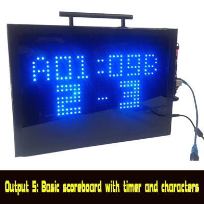 Scoreduino Scoreboard P10 Mono/single color DMD module for 27 types of digital scoreboards includes Bluetooth moduleHS 8542.31.00