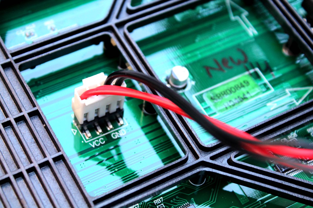 LED Display Matrix Module 320x160mm, 32x16 Pixels, 3in1 SMD, 1/4 Scan, RGB P10 Full Color