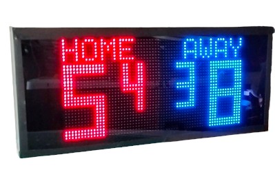 DIY table tennis digital scoreboard module- 64cmx32cm
