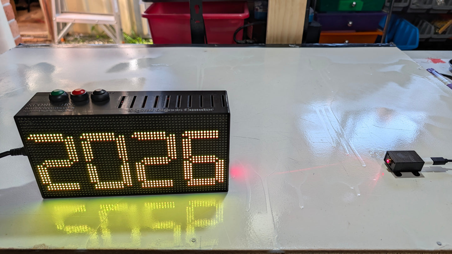 TYPE 1- 4 Digits Digital Objects Counter with WiFi Support