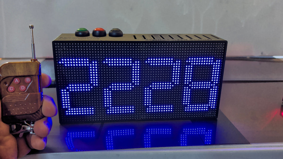 4 digits UP/Down Counter with 433Mhz RF Remote Control- 192mmx96mm
