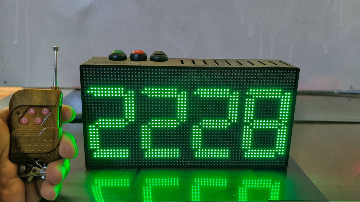4 digits UP/Down Counter with 433Mhz RF Remote Control- 192mmx96mm