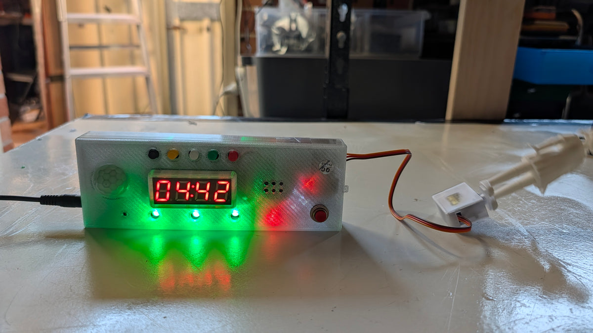 SQUID Game Timer with Doll and Sound- SQUIDUINO Red Light Green Light Interactive Toy + AU Stock