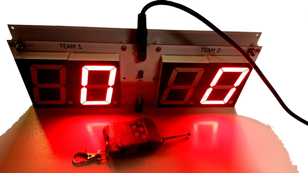 SCORE4RF- RF Remote Controlled DIY Digital Scoreboard