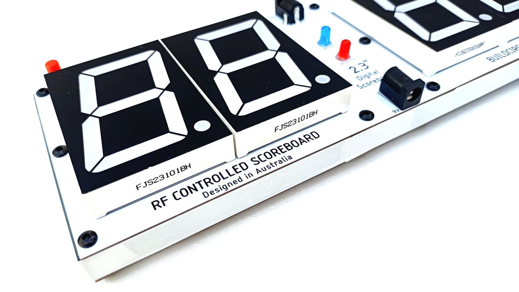 SCORE4RF- RF Remote Controlled DIY Digital Scoreboard