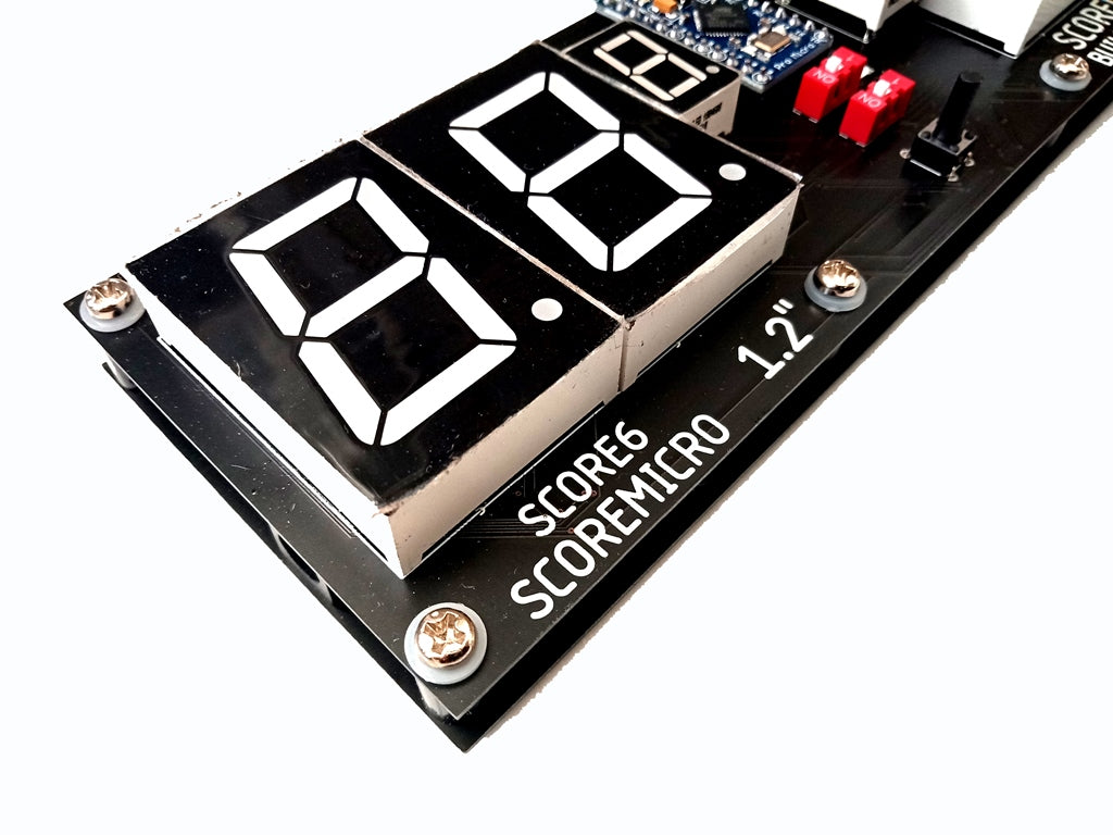SCORE6- SCOREMICRO 1.2" Table Tennis Ping Pong Scoreboard using Leonardo Pro Micro