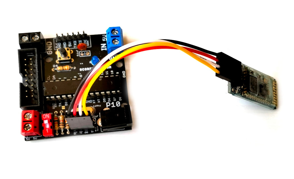 Scoreduino Scoreboard P10 Mono/single color DMD module for 27 types of digital scoreboards includes Bluetooth moduleHS 8542.31.00