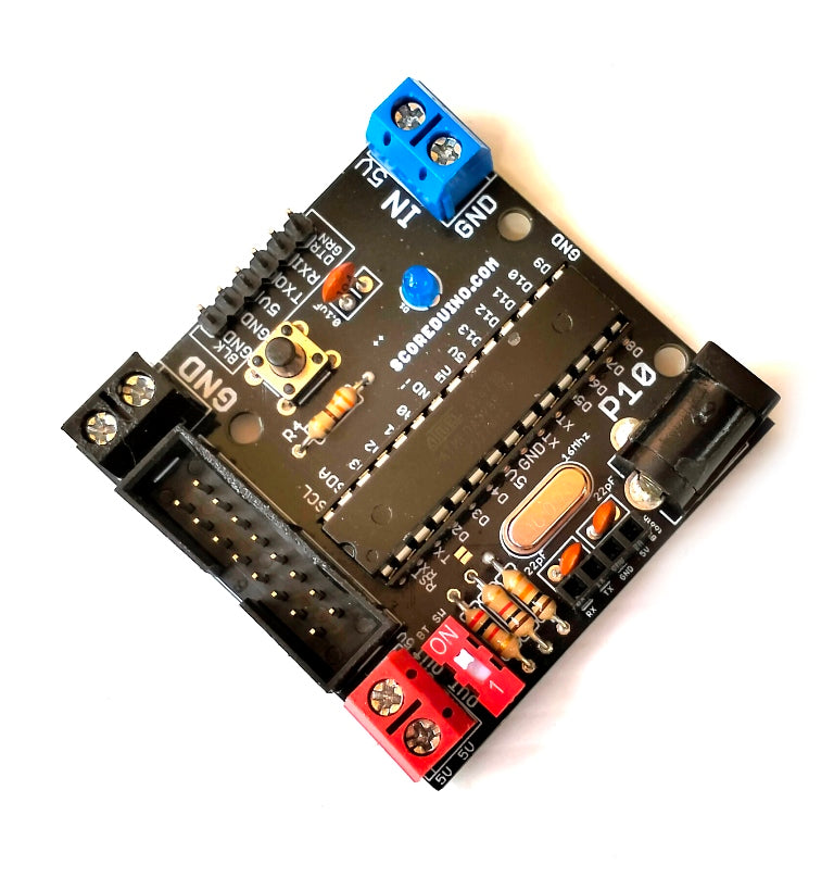 Scoreduino Scoreboard P10 Mono/single color DMD module for 27 types of digital scoreboards includes Bluetooth moduleHS 8542.31.00