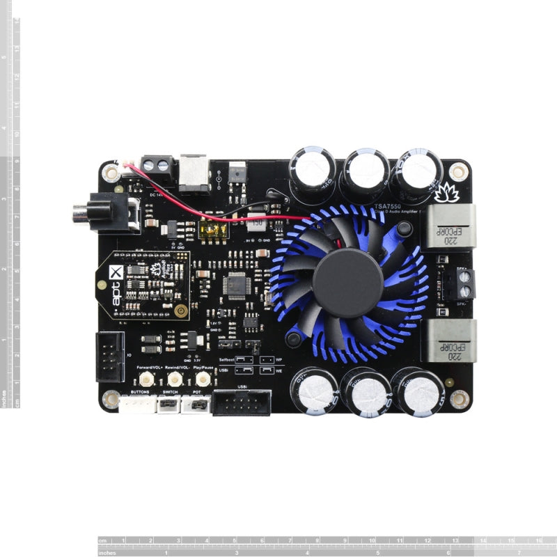 1 x 200W Bluetooth+DSP Mono Amplifier Board - TSA7550B(Apt-X)