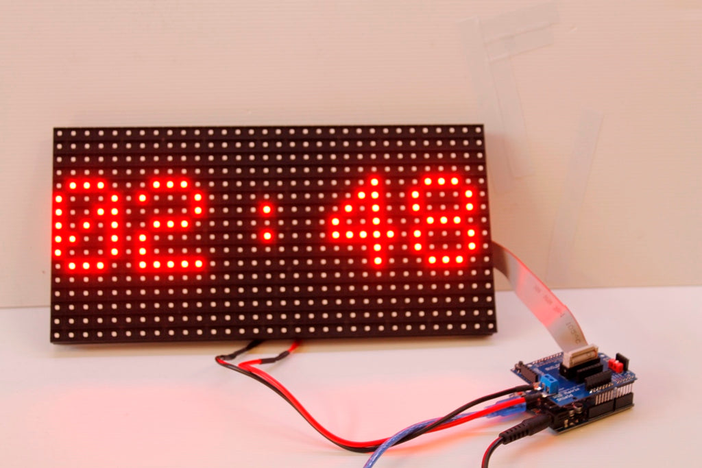 Arduino UNO Shield DIY Kit Components For RGB LED Matrix P10 and P6 displays