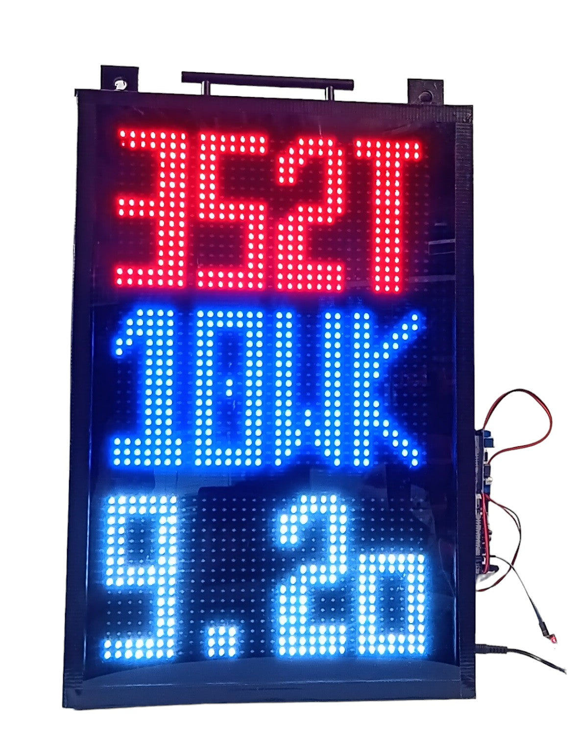 DIY Cricket Scoreboard with 3 color displays- 48cmx32cm