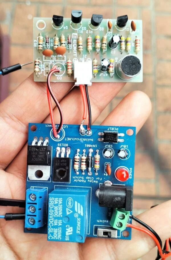 Relay module for Clap switch- Operate 100-240V AC Appliances