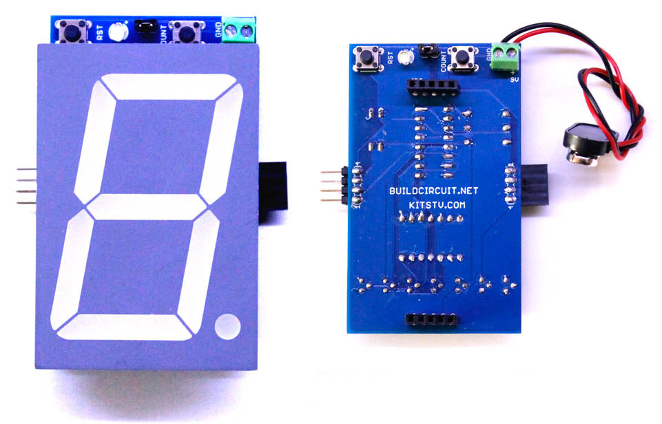2.3″ common cathode seven segment display driver