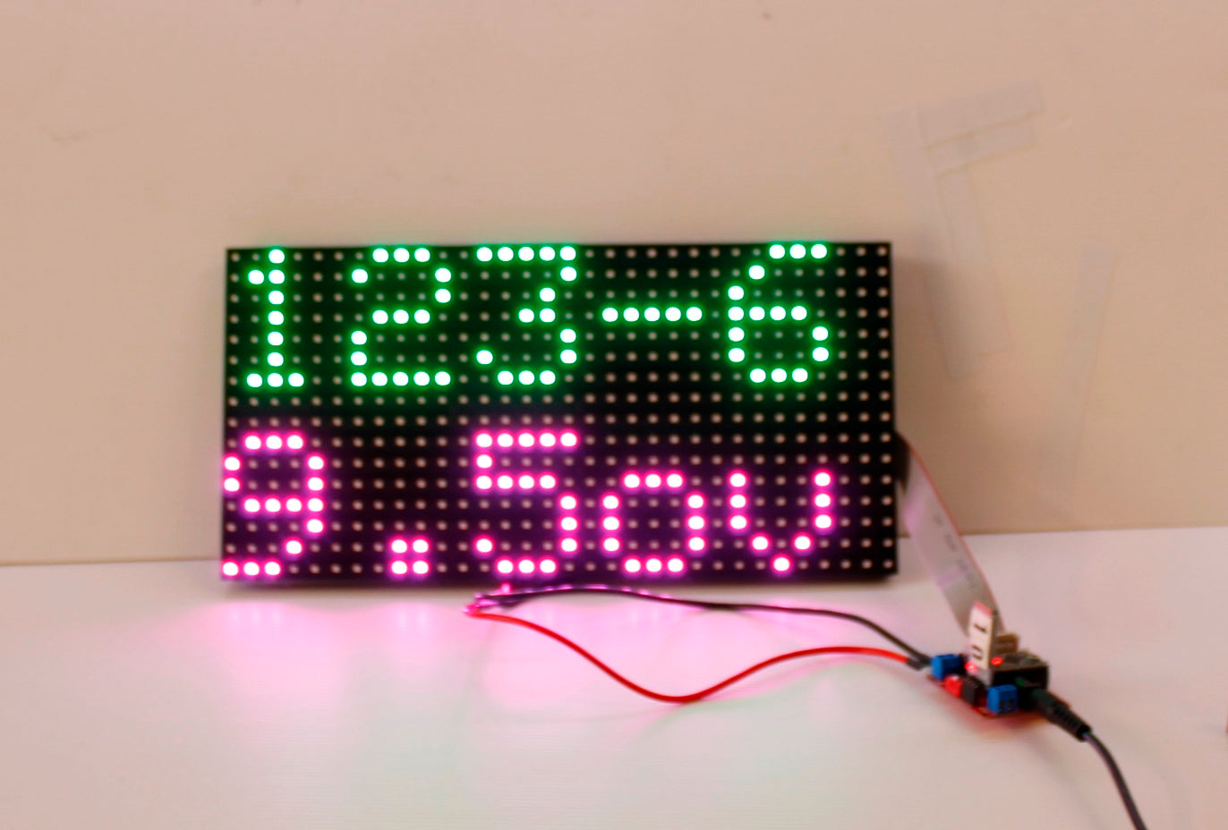 P10 and P6 RGB LED matrix display Controller using Clone Arduino Pro Mini