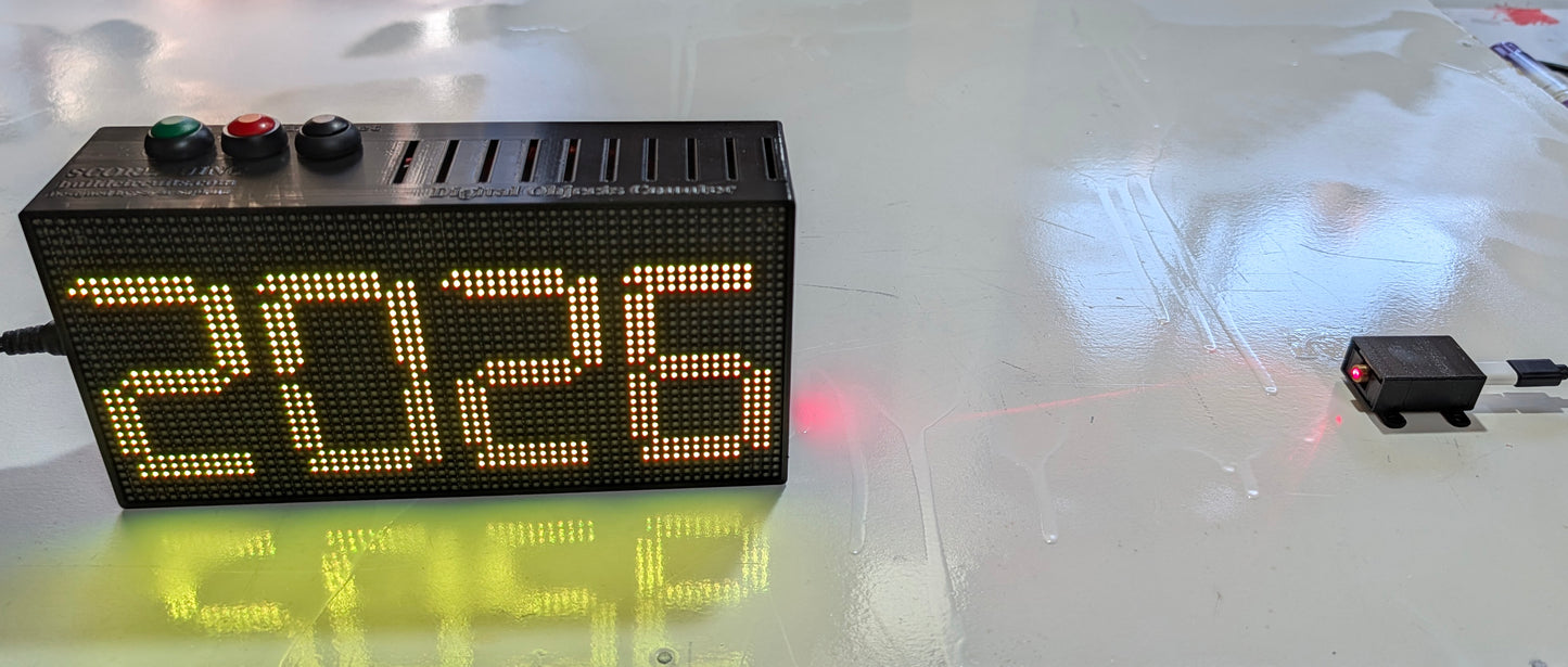 TYPE 2- ESP32 based 4 Digits Digital Objects Counter with WiFi and 4 Channels RF remote control