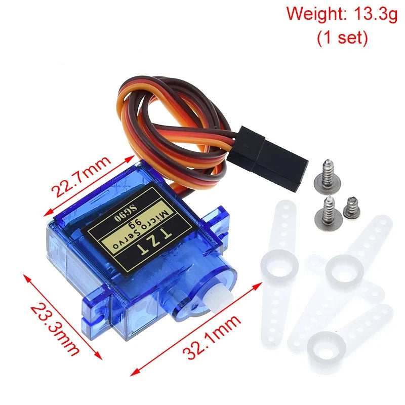 Tower Pro SG90 Mini Gear Micro Servo 9g For RC Airplane Helicopter