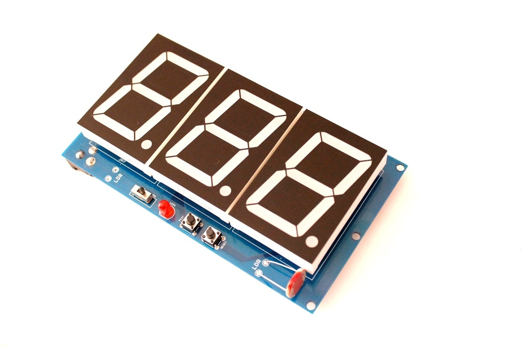 1.8" Photoresistor and Laser Operated Medium Digital Objects Counter