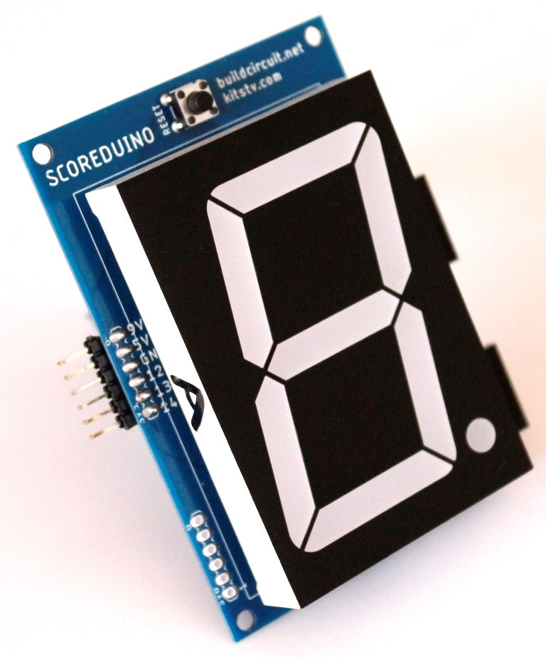 2.3" Common Anode Seven Segment Display Driver