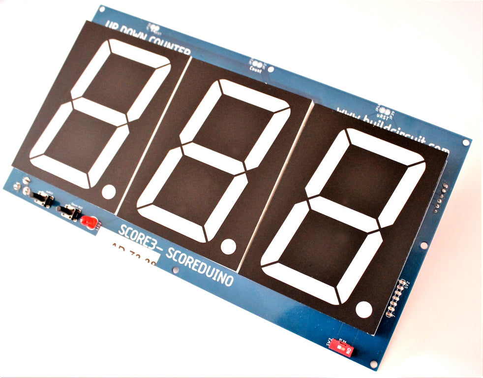 SCORE3B- 3" Bluetooth and RF controlled 3 digits up and down counter