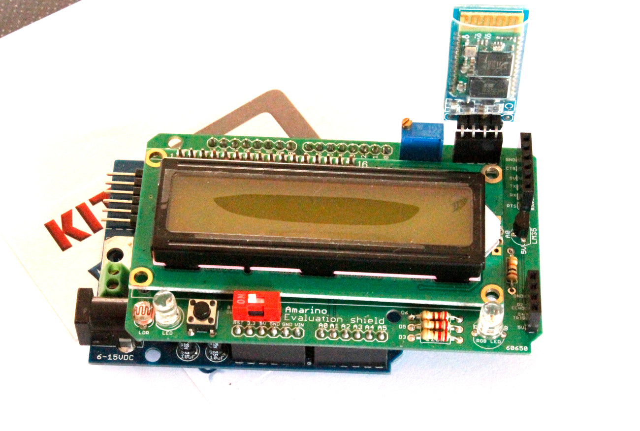 LCD Shield For Arduino-Bluetooth Android hobbyists